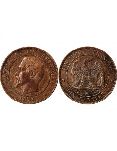 NAPOLEON III - 10 CENTIMES 1856 MA MARSEILLE 2