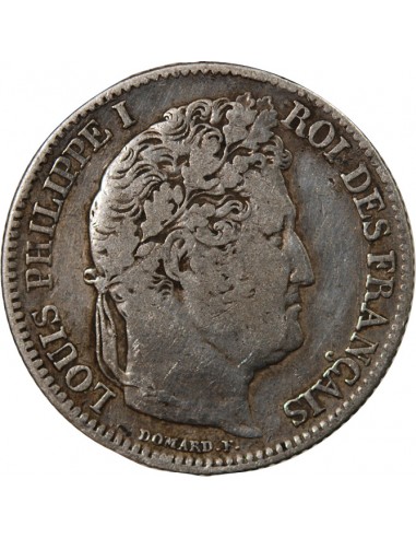 LOUIS PHILIPPE﻿ - 1 FRANC ARGENT 1845 A PARIS