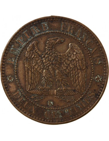 NAPOLEON III - 2 CENTIMES 1853 K BORDEAUX