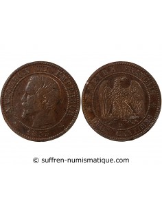 NAPOLEON III - 2 CENTIMES 1855 B ROUEN