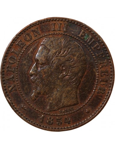 NAPOLEON III - 2 CENTIMES 1854 BB STRASBOURG