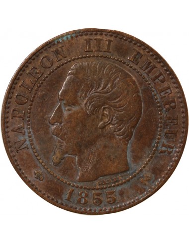 NAPOLEON III - 2 CENTIMES 1855 B ROUEN