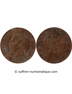 NAPOLEON III - 2 CENTIMES 1855 B ROUEN