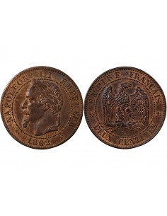 NAPOLEON III - 2 CENTIMES 1862 K BORDEAUX 2