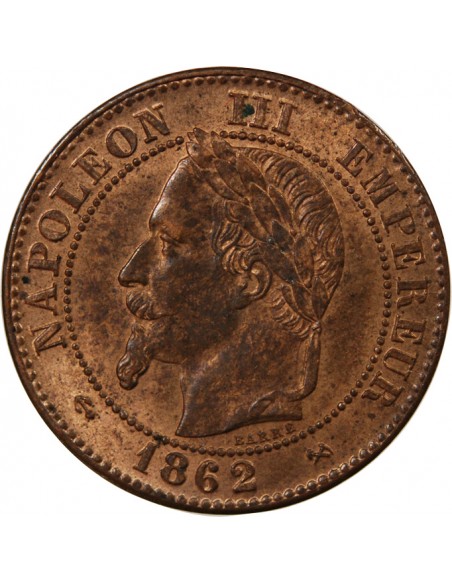 NAPOLEON III - 2 CENTIMES 1862 K BORDEAUX