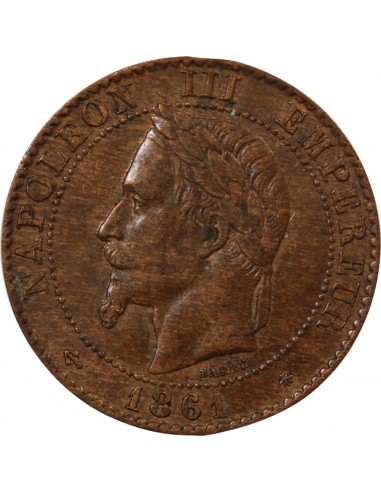 NAPOLEON III - 2 CENTIMES 1861 A PARIS