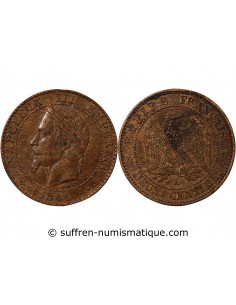 NAPOLEON III - 2 CENTIMES 1861 A PARIS
