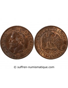 NAPOLEON III - 2 CENTIMES 1862 K BORDEAUX