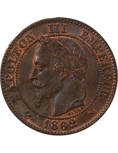 NAPOLEON III - 2 CENTIMES 1862 K BORDEAUX