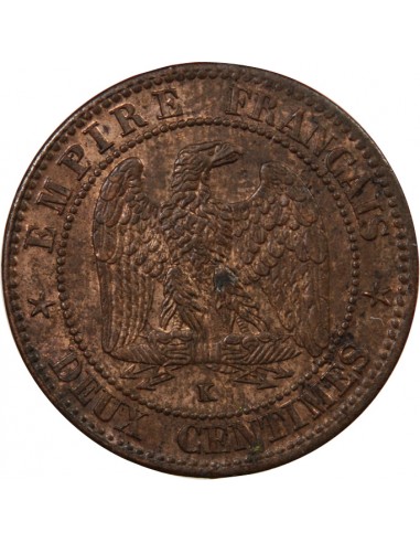 NAPOLEON III - 2 CENTIMES 1861 K BORDEAUX