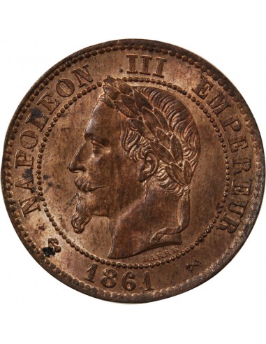 NAPOLEON III - 2 CENTIMES 1861 K BORDEAUX