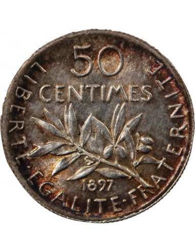 SEMEUSE - 50 CENTIMES ARGENT 1897