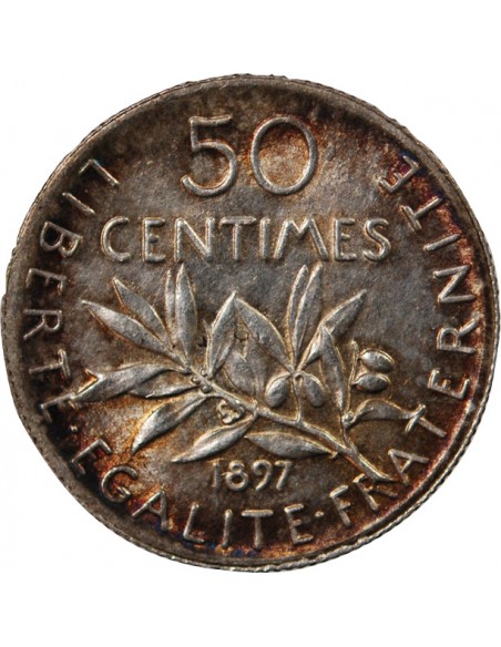 SEMEUSE - 50 CENTIMES ARGENT 1897
