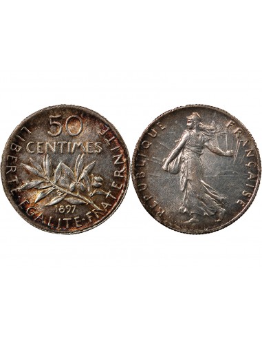 SEMEUSE - 50 CENTIMES ARGENT 1897