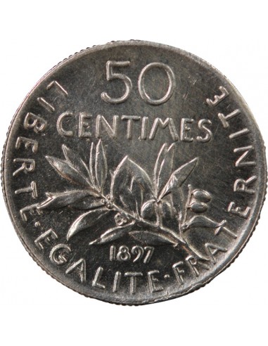 SEMEUSE - 50 CENTIMES ARGENT 1897