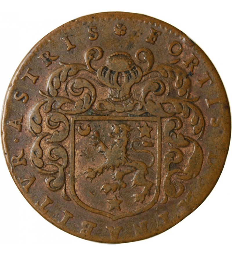 MAIRE DE NANTES - CLAUDE BIDE, SIEUR DE RANZAY JETON﻿ CUIVRE 1653