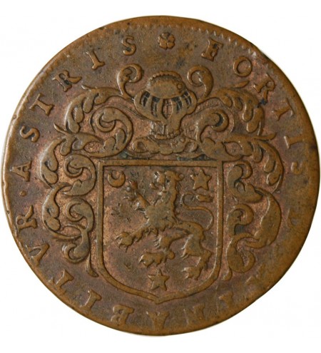 MAIRE DE NANTES - CLAUDE BIDE, SIEUR DE RANZAY JETON﻿ CUIVRE 1653