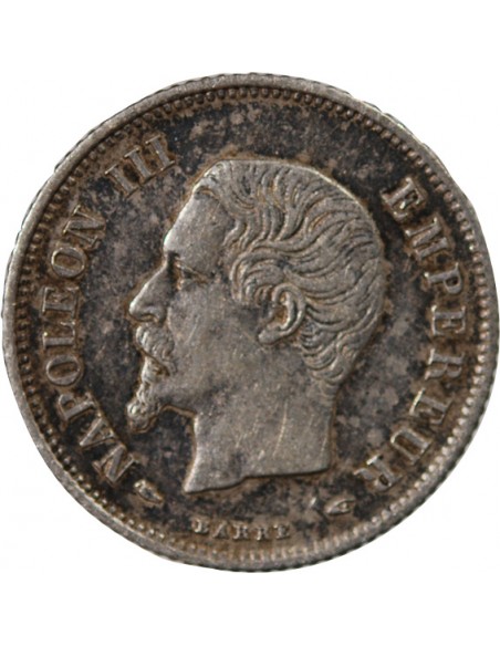 NAPOLEON III - 20 CENTIMES ARGENT 1853 A PARIS
