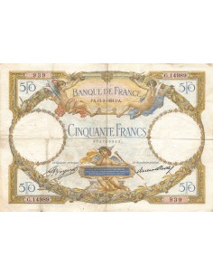 FRANCE, LUC-OLIVIER MERSON - 50 FRANCS 15/02/1934 - PTB