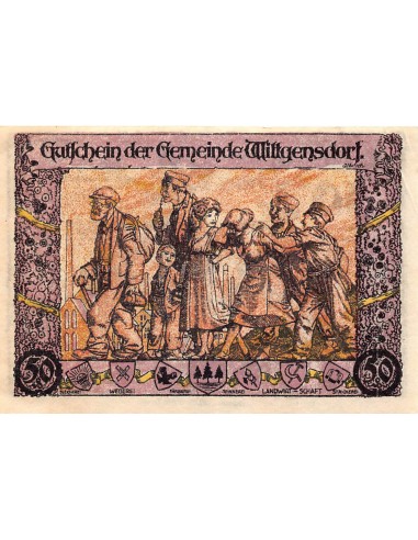 ALLEMAGNE, WITTGENSDORF - 50 PFENNIG 1921