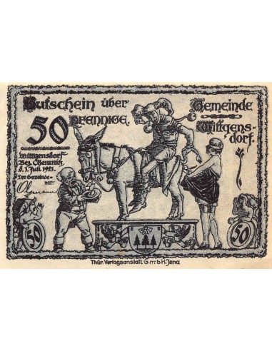 ALLEMAGNE, WITTGENSDORF - 50 PFENNIG 1921