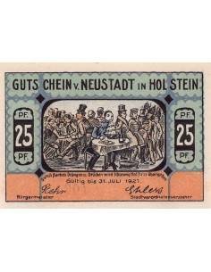 ALLEMAGNE, NEUSTADT IN HOLSTEIN - 25 PFENNIG 1921 2