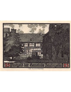 ALLEMAGNE, PAULINZELLA - 25 PFENNIG 1922