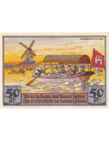 ALLEMAGNE, HAMBURG - 50 PFENNIG 1921