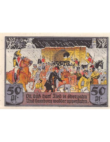 ALLEMAGNE, HAMBURG - 50 PFENNIG 1921