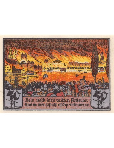 ALLEMAGNE, HAMBURG - 50 PFENNIG 1921