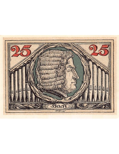 ALLEMAGNE, ARNSTADT - 25 PFENNIG 1921