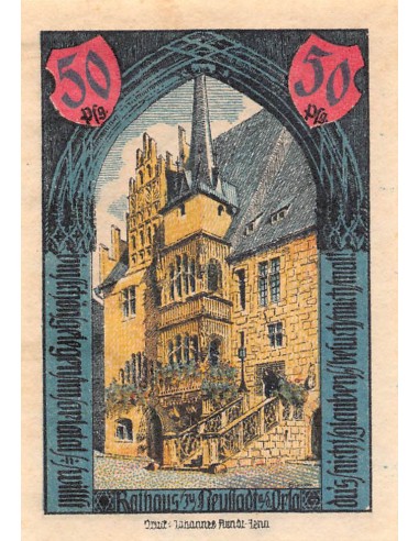 ALLEMAGNE, NEUSTADT AN DER ORLA - 75 PFENNIG 1921