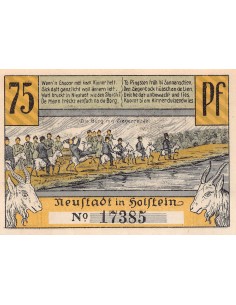 ALLEMAGNE, NEUSTADT IN HOLSTEIN - 75 PFENNIG 1921 2