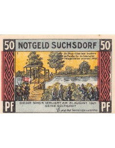 ALLEMAGNE, SUCHSDORF - 50 PFENNIG 1921