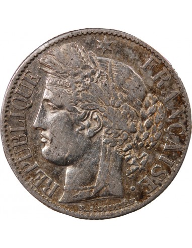 CERES ﻿- 1 FRANC ARGENT 1872 A PARIS