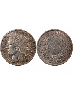 CERES ﻿- 1 FRANC ARGENT 1872 A PARIS 2