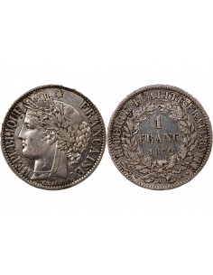 CERES ﻿- 1 FRANC ARGENT 1872 A PARIS 2