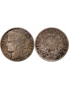 CERES ﻿- 1 FRANC ARGENT 1872 A PARIS 2