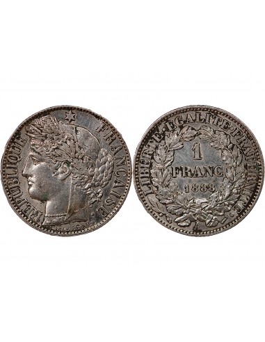 CERES ﻿- 1 FRANC ARGENT 1888 A PARIS