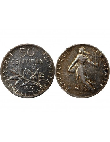 SEMEUSE - 50 CENTIMES ARGENT 1899