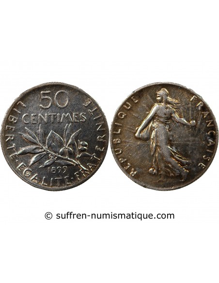 SEMEUSE - 50 CENTIMES ARGENT 1899