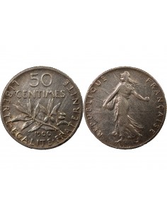 SEMEUSE - 50 CENTIMES ARGENT 1900 2