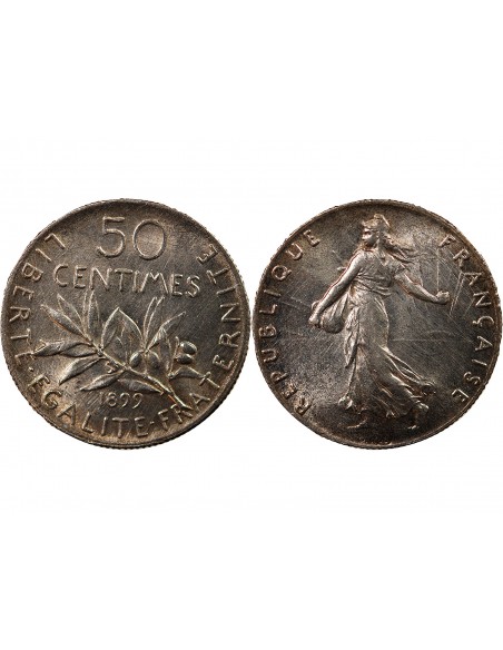 SEMEUSE - 50 CENTIMES ARGENT 1899