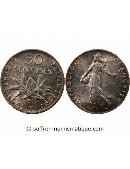 SEMEUSE - 50 CENTIMES ARGENT 1899