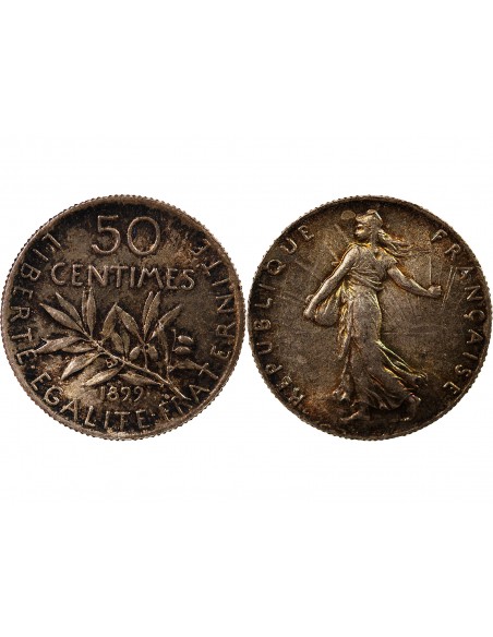 SEMEUSE - 50 CENTIMES ARGENT 1899