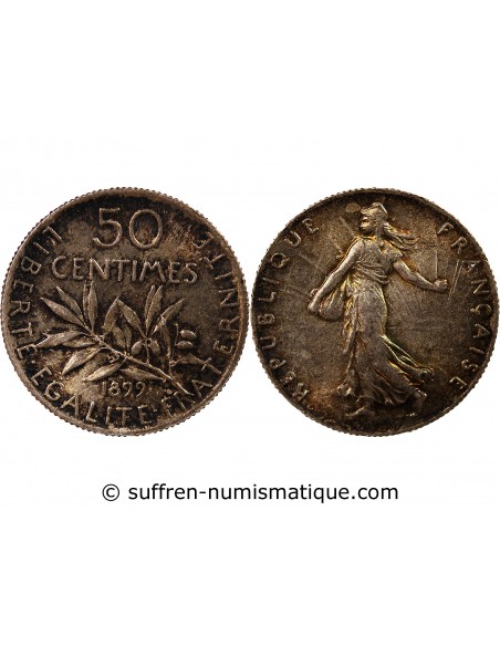 SEMEUSE - 50 CENTIMES ARGENT 1899