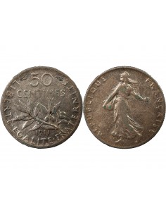 SEMEUSE - 50 CENTIMES ARGENT 1911 2