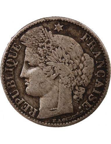 CERES ﻿- 50 CENTIMES ARGENT 1871 A PARIS