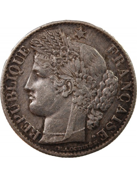 CERES ﻿- 50 CENTIMES ARGENT 1881 A PARIS