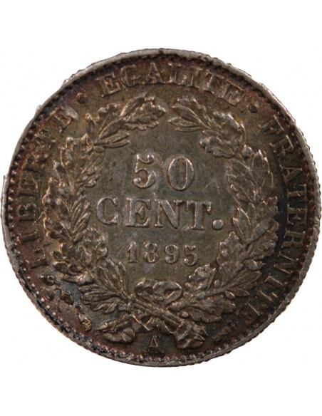 CERES ﻿- 50 CENTIMES ARGENT 1895 A PARIS